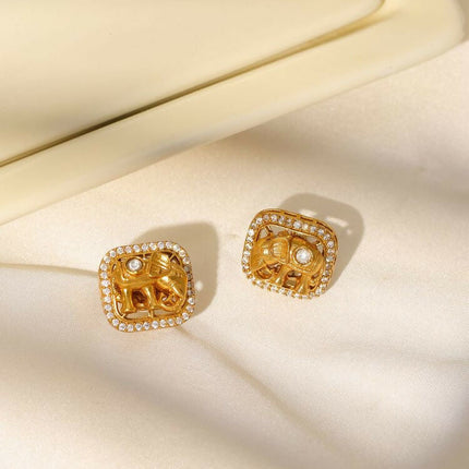 Elephant Studs - Ruby Raang