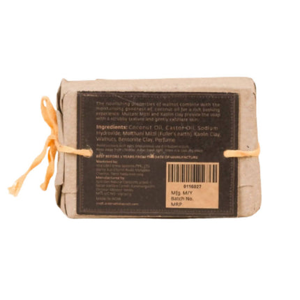 Isha Life Multani Mitti Walnut Soap (Paraben & SLES Free)