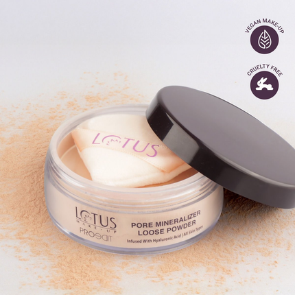 Lotus Make Up Proedit Pore Mineralize Loose Powder - 03 Almond