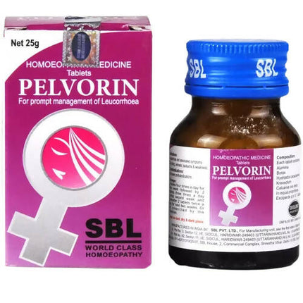 SBL Homeopathy Pelvorin Tablets