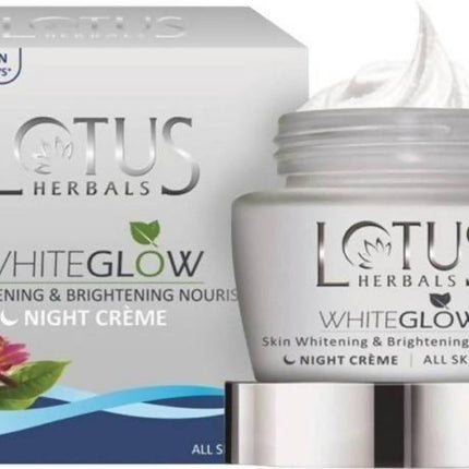 Lotus Herbals Whiteglow Skin Whitening & Brightening Nourishing Night Creme