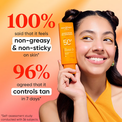 Dot & Key Mango Detan Oil-Free Sunscreen Gel SPF 50+ PA+++