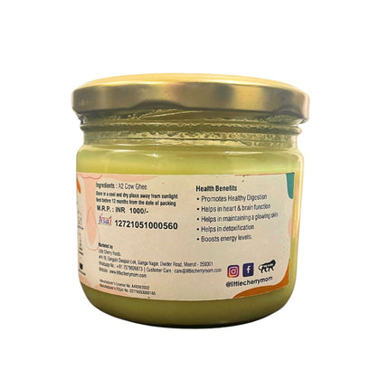 Littlecherrymom A2 Bilona Cow Ghee | Certified Pure Cow Ghee | Nutritious Organic Desi Ghee