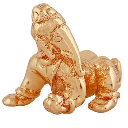 Estele Gold-Polished Spiritual Lord Bal Ganesha Idol for Gifts & HouseWarming/Home/Office Decors