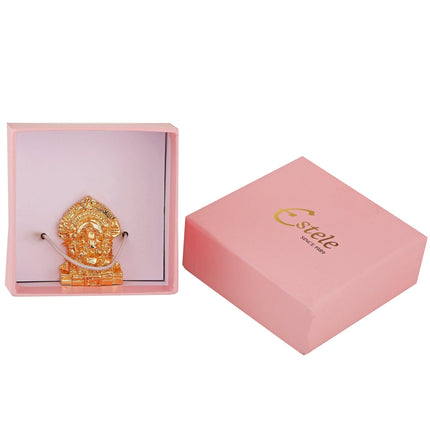 Estele Gold-Polished God of beginnings Lord Ganesha Idol for Gifts & HouseWarming/Home/Office Decors