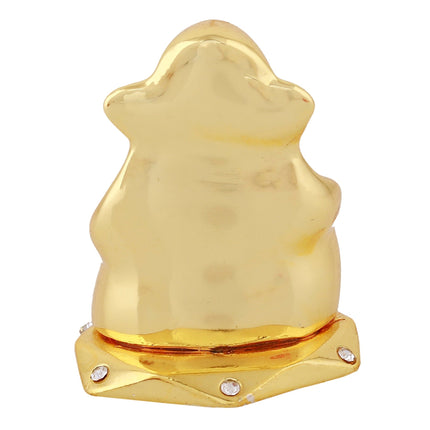 Estele Gold-Polished God of beginnings Lord Ganesha Idol for Gifts & HouseWarming/Home/Office Decors