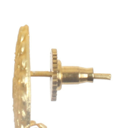 Joban Fashion Women Matte Gold Brass Earrings