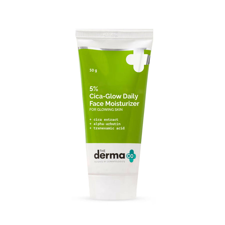 The Derma Co 5% Cica-Glow Moisturizer For Glowing Skin