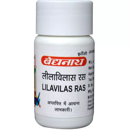 Baidyanath Jhansi Lilavilas Ras Tablets