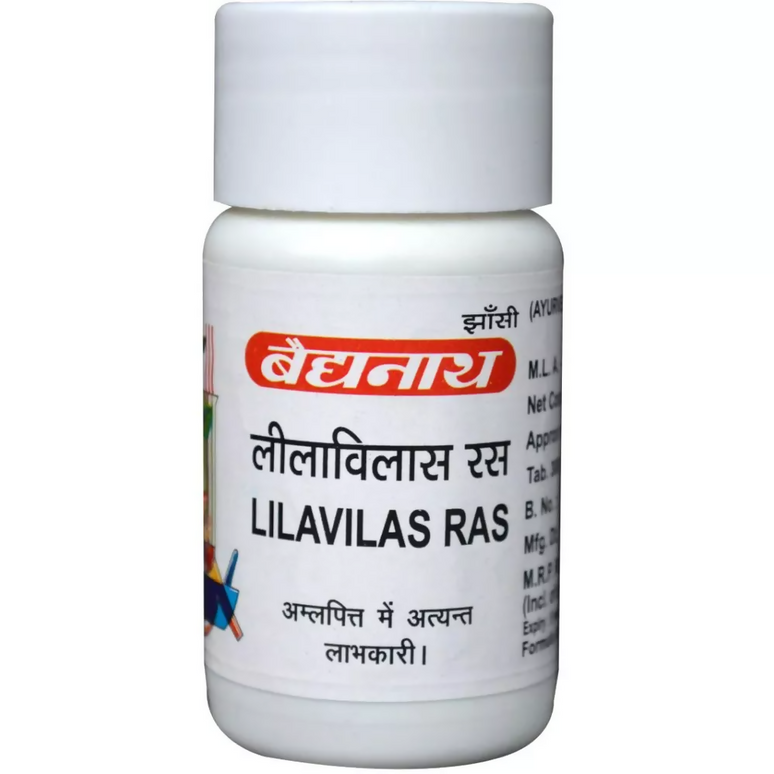 Baidyanath Jhansi Lilavilas Ras Tablets - Limited Time Offer