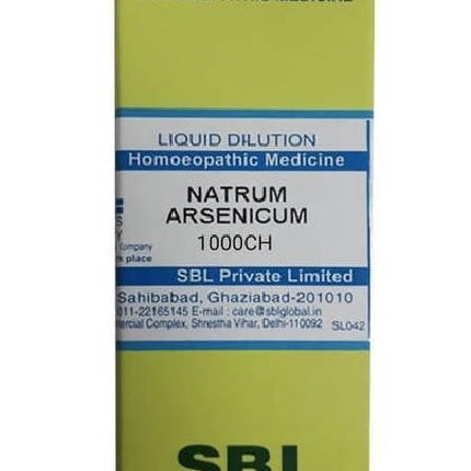 SBL Homeopathy Natrum Arsenicum Dilution