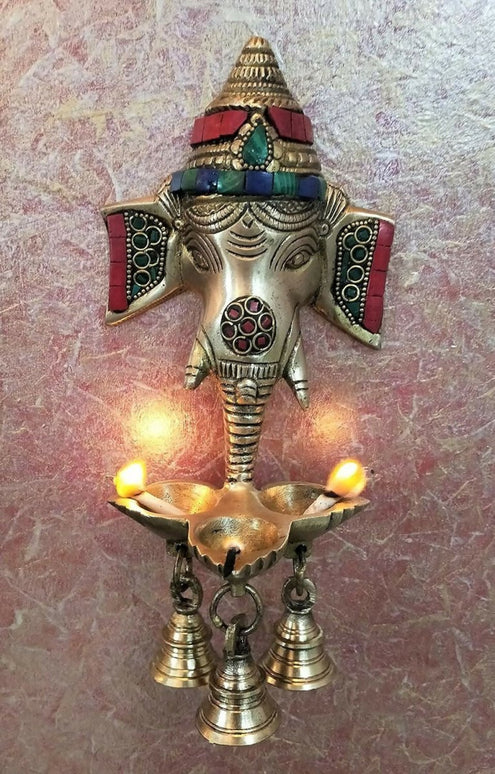 Artvarko Brass Ganesha Wall Hanging