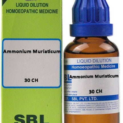 SBL Homeopathy Ammonium Muriaticum Dilution