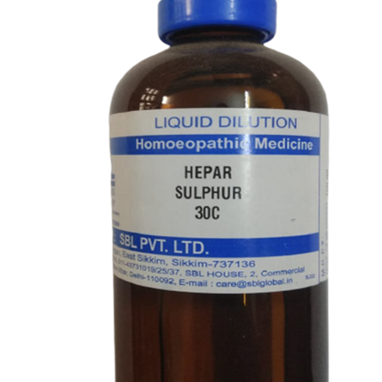 SBL Homeopathy Hepar Sulphur Dilution