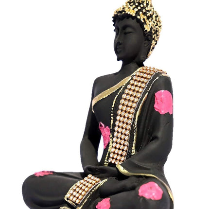 Shri Balaji Enterprises Polyresin Sitting Lord Buddha Idol