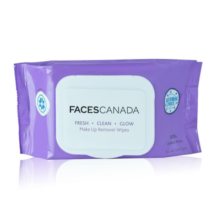 Faces Canada Fresh Clean Glow Makeup Remover Face Wipes