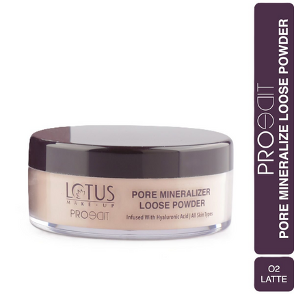 Lotus Make Up Proedit Pore Mineralize Loose Powder - 02 Latte