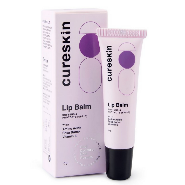 Cureskin Lip Balm With SPF 15 Amino Acids, Shea Butter & Vitamin E