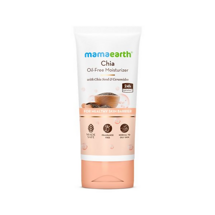 Mamaearth Chia Oil-Free Moisturizer with Chia Seed & Ceramides for Healthy Skin Barrier