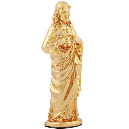 Estele Gold-Polished Almighty Jesus Christ Idol showpiece for Gifting/Home Decoration