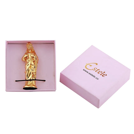 Estele Gold-Polished Almighty Jesus Christ Idol showpiece for Gifting/Home Decoration