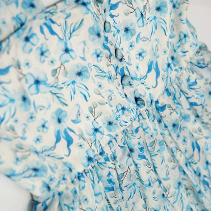 LH Luxury Fashion Ana Shoulder Tie-Up Balloon Top & Flared Trouser Set