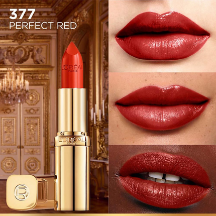 L'Oreal Paris Color Riche Satin Lipstick - 377 Perfect Red