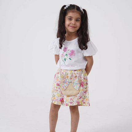 LH Luxury Fashion Camlie Puff Sleeve Tee & Shorts Set – Stylish & Playful