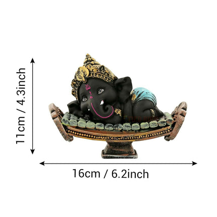 Tied Ribbons Resin Ganesh Statue Murti