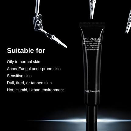 The Formularx Hydrashield Vitamin C + Peptide Sunscreen Spf 50 Pa++++ For Oily, Acne Prone Skin