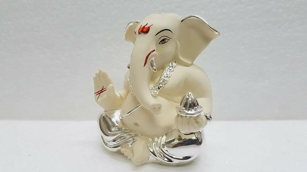 Gold Art India Ceramic Ganesh Idol