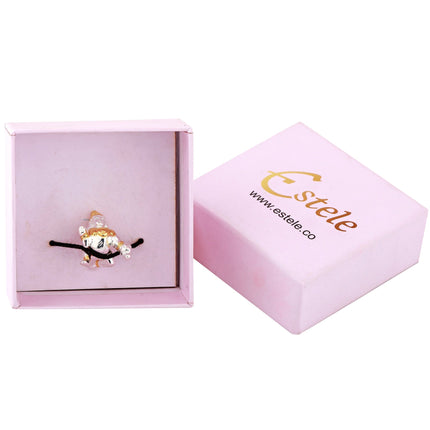 Estele Gold-Polished Divine Bal Lord Krishna Idol for Home/Car Decor