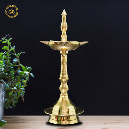 Kerala Deepa Brass 8.5