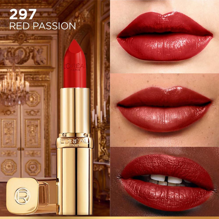 L'Oreal Paris Color Riche Satin Lipstick - 297 Red Passion