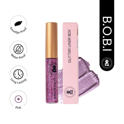 BOBI Glitter Eyeliner Pink Diamond Sparkle Finish