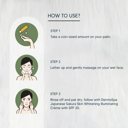 Lotus Professional DermoSpa Japanese Sakura Skin Whitening Face Wash