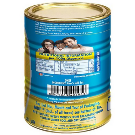 Britannia Pure Cow Ghee | Traditional Ghee | Desi Cow Milk Ghee | Premium Cow Ghee