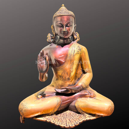 Brass Sitting Buddha Statue