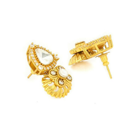 Kundan Earrings - Ruby Raang