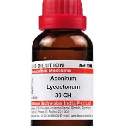 Dr. Willmar Schwabe India Aconitum Lycoctonum Dilution