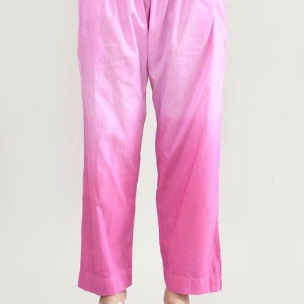 Joban Fashion Womens Cotton ChikanKari Light pink Kurta set