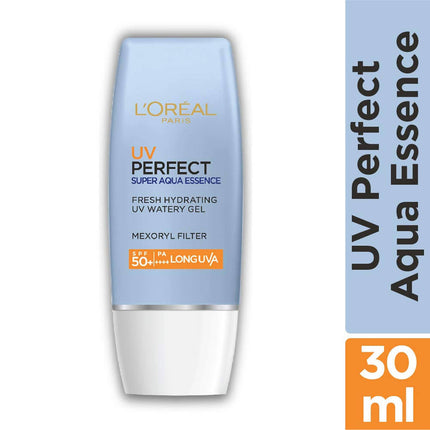 L'Oreal Paris UV Perfect Super Aqua Essence SPF 50+ PA++++ Long UVA