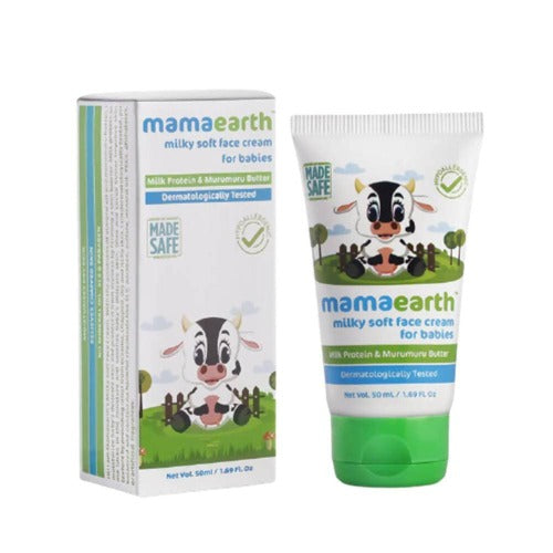 Mamaearth Milky Soft Baby Face Cream For Moisturizes, Soothes, Heals Chapped Skin