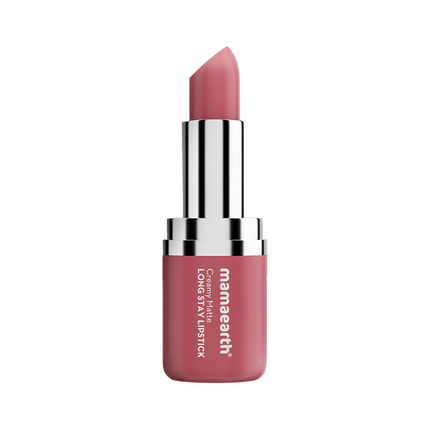 Mamaearth Creamy Matte Long Stay Lipstick - Rose Nude