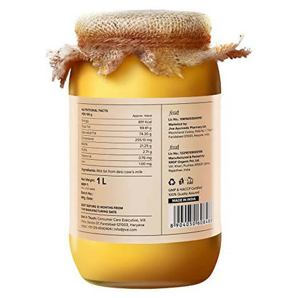 Jiva Ayurveda A2 Gir Desi Cow Ghee Combo | Certified Pure Cow Ghee | Traditional Bilona Method Ghee