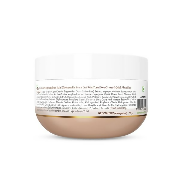 Mamaearth Rice Dewy Bright Light Moisturizing Cream with Rice Water & Niacinamide For Glass-Skin
