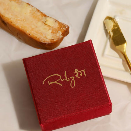 Natural Stone Green Hexagon Ring - Ruby Raang