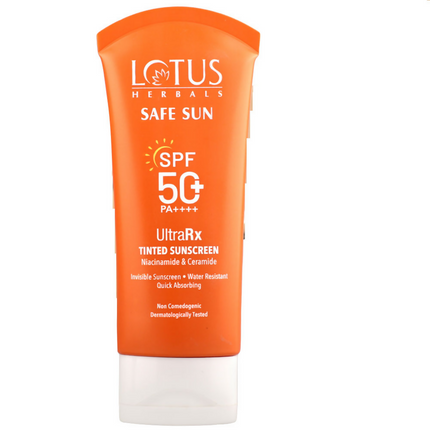 Lotus Herbals Safesun Ultrarx Tinted Sunscreen SPF 50+ PA++++