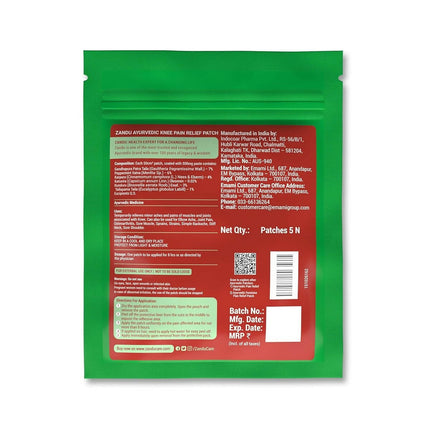 Zandu Ayurvedic Knee Pain Relief Patch