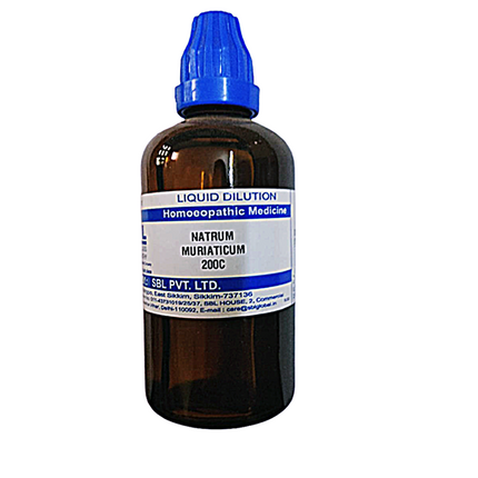 SBL Homeopathy Natrum Muriaticum Dilution